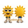 Summer Beach Sunshine Sunglasses Sun Mascot Costume Summer Beach Sunshine Sunglasses Sun Mascot Costume