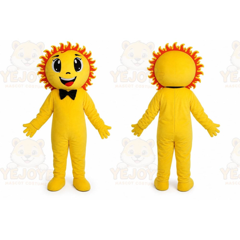 Sun Boy Mascot Costume Sunshine Cartoon Character