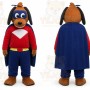 Super Charming Lady Pink Rose Squirrel Mascot Costume