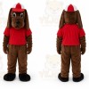 Tan Dog Mascot Costume