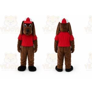 Tan Dog Mascot Costume