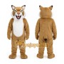 Tan Wildcat Mascot Costume