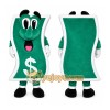 Billy Buck Money Cash Mascot Costume Billy Buck Money Cash Mascot Costume