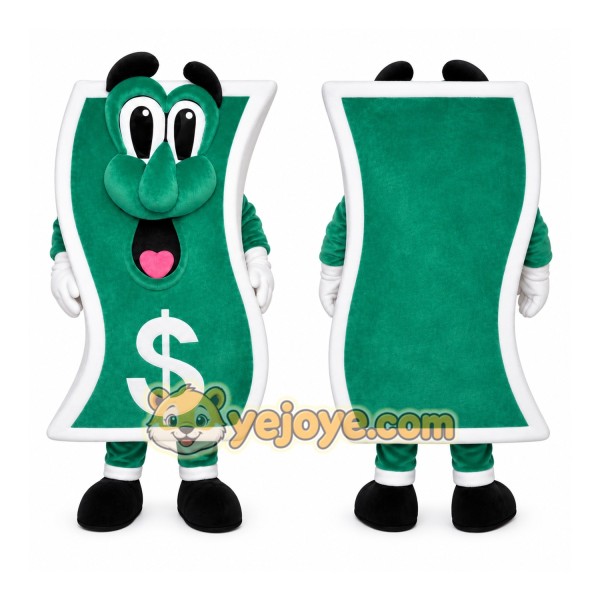 Billy Buck Money Cash Mascot Costume