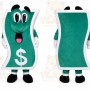Billy Buck Money Cash Mascot Costume
