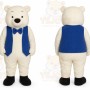 Teddy Bear in a vest Mascot Costumes