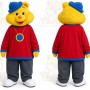 Teddy Bear Rapper Mascot Costumes
