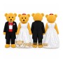 Teddy bears wedding Mascot Costumes