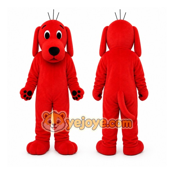 Big Red Dog Mascot Costume