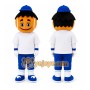 Cartoon Boy in White Shirt Mascot Costume