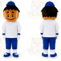 The Big Red Dog Mascot Costume Cartoon Character