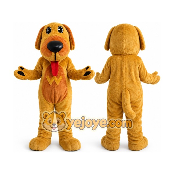 Golden Dog Mascot Costume