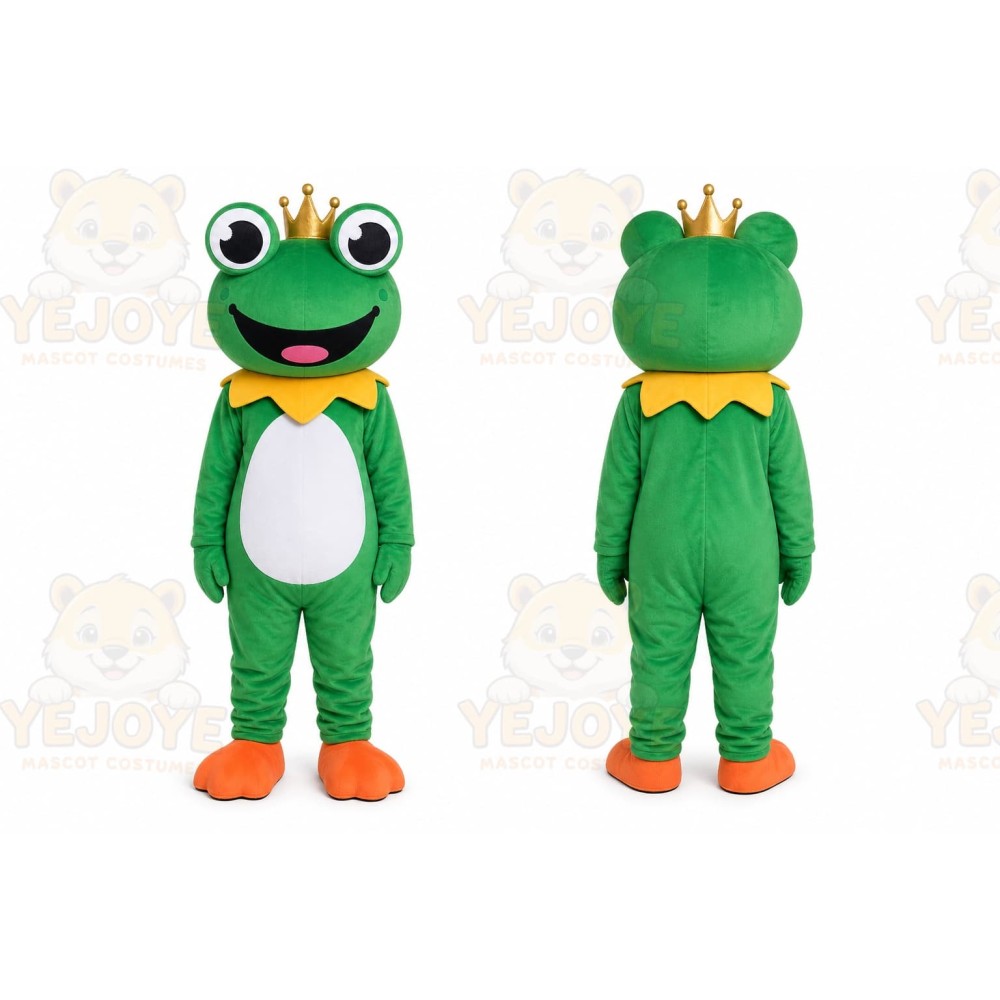 The Frog Prince Fancy Cartoon Mascot Costume