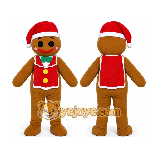 The Gingerbread Man Mascot Costume