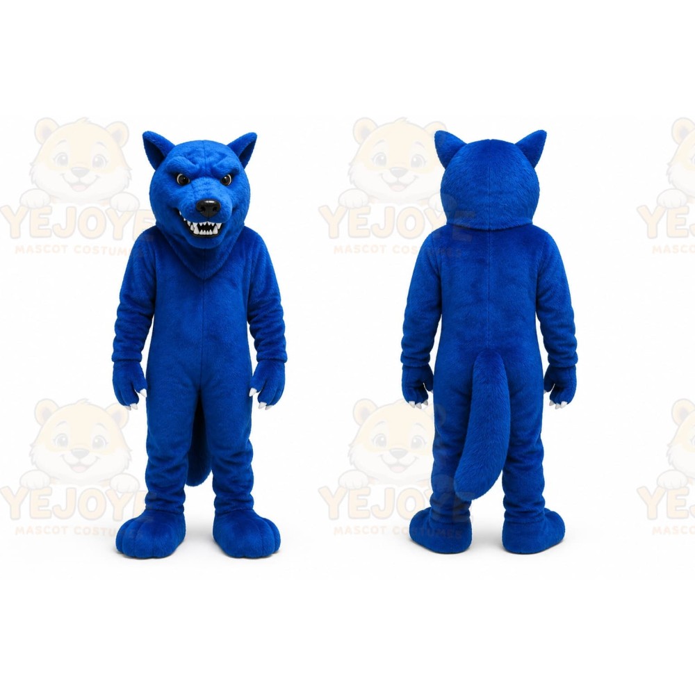 Thunder Wolf Mascot Costume