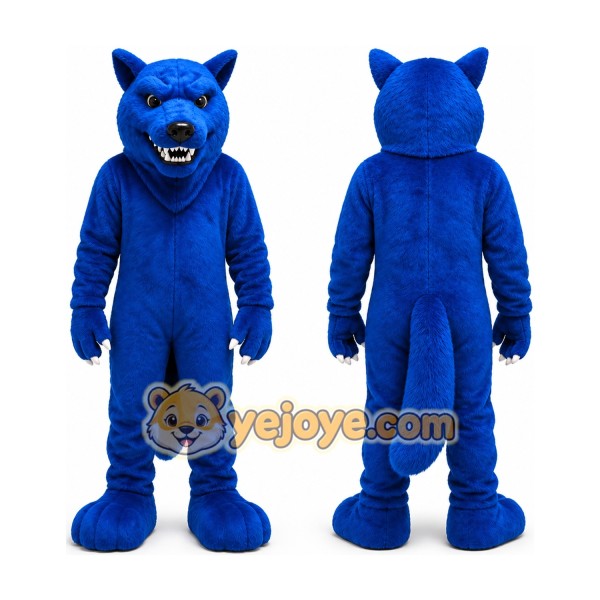 Thunder Wolf Mascot Costume