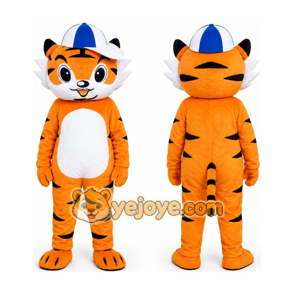 Tiger Cartoon Mascot Costume Tiger Cartoon Mascot Costume