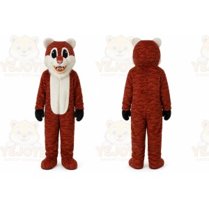 Tiger Girl Mascot Costume for Adult