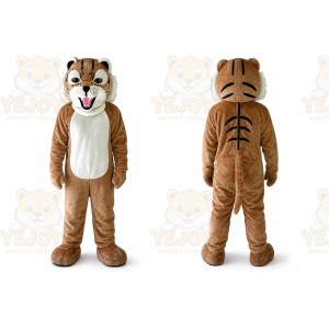 Tiger Wildcat Cartoon Mascot Costume