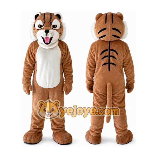 Tiger Wildcat Cartoon Mascot Costume