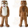 Tiger Wildcat Cartoon Mascot Costume