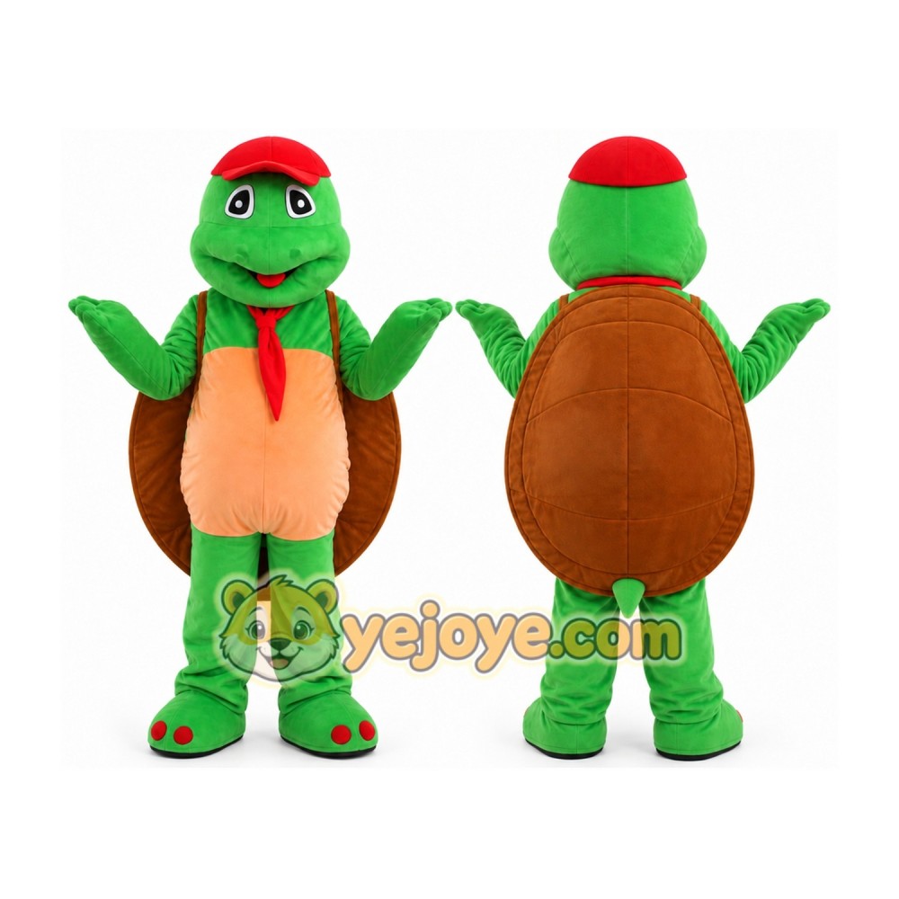 Green Turtle Mascot Costume Green Turtle Mascot Costume