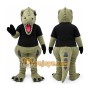 Green Dinosaur Mascot Costume