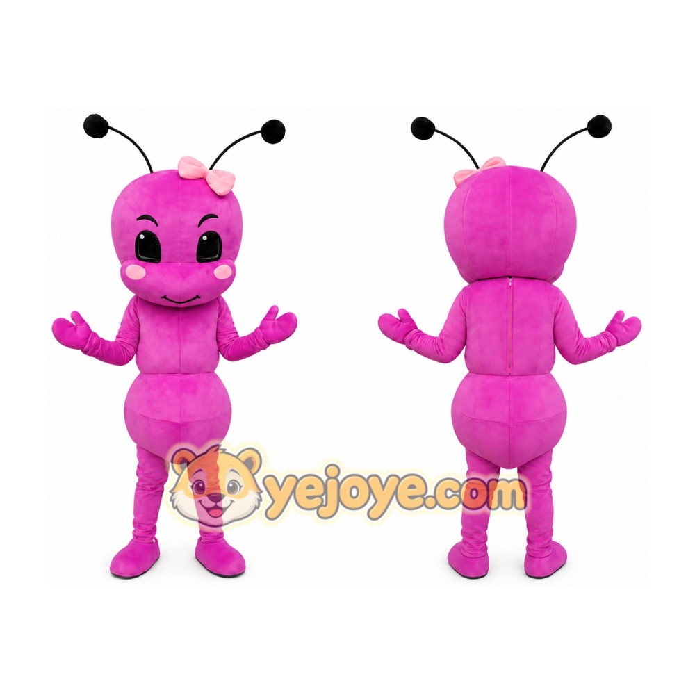 Two Color Ants Christmas Mascot Costume Two Color Ants Christmas Mascot Costume