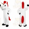 Unicorn Mascot Costume Cartoon Character