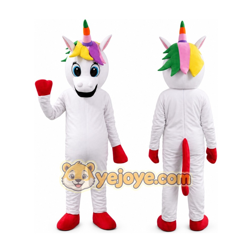 Unicorn Mascot Costume Horse Unicorn Mascot Costume Horse