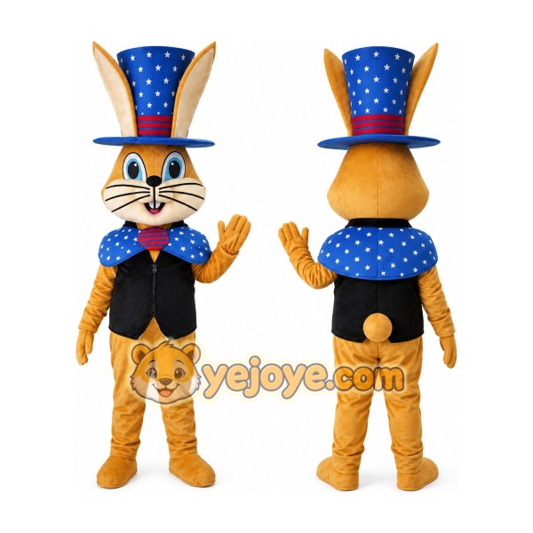 Unisex Adult Rabbit Mascot Costume