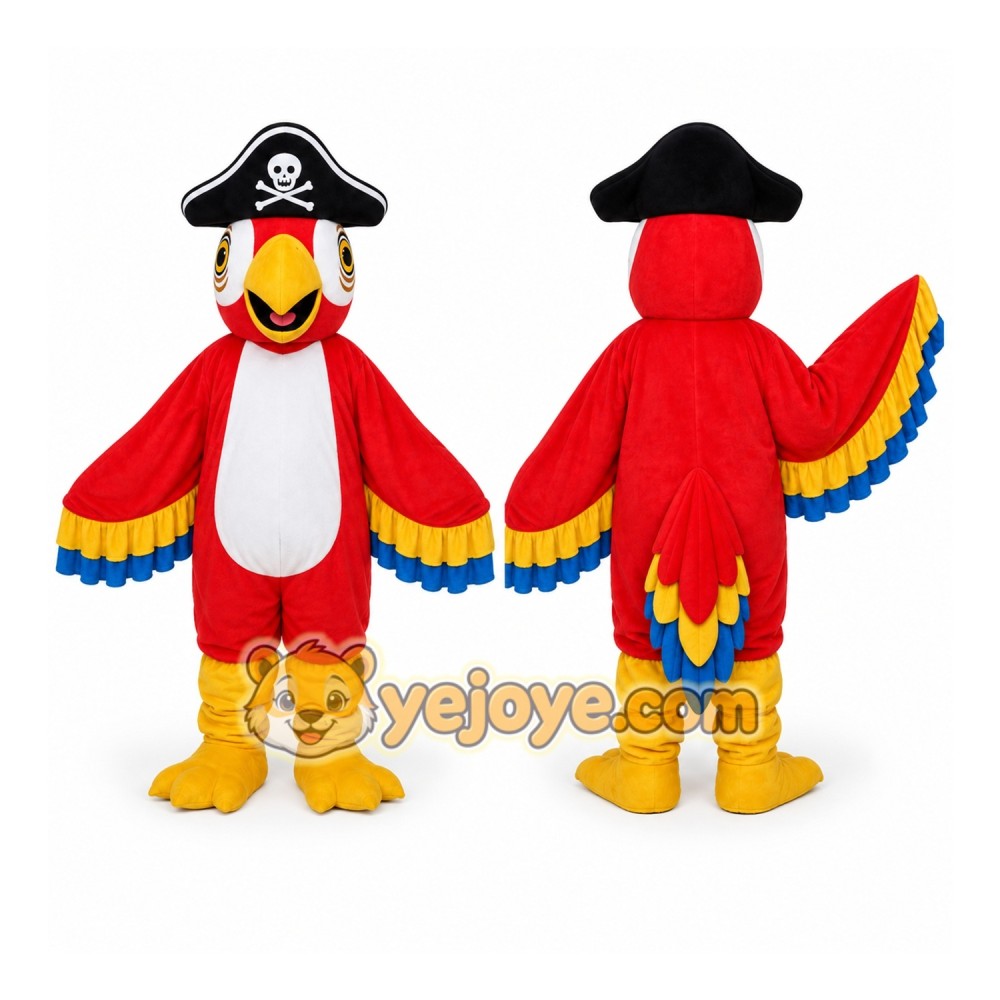 Birds Pirate Parrot Mascot Costumes Birds Pirate Parrot Mascot Costumes