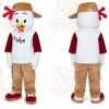 Unisex Chicken Mascot Costume