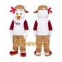 Unisex Chicken Mascot Costume