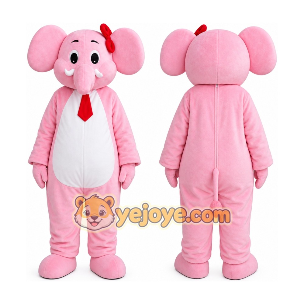 Unisex Elephant Cartoon Mascot Costume