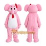 Unisex Elephant Cartoon Mascot Costume