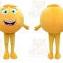 Unisex Fun Emoticon Costumes Adult Emoticon Mascot Costume