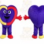 Valentine Heart Lollipop Mascot Costumes