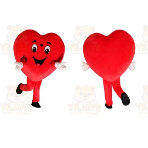 Valentine'S Day Red Heart Love Mascot Costume
