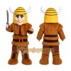 Valorous Viking Warrior Knight Mascot Costume Valorous Viking Warrior Knight Mascot Costume