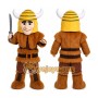 Valorous Viking Warrior Knight Mascot Costume