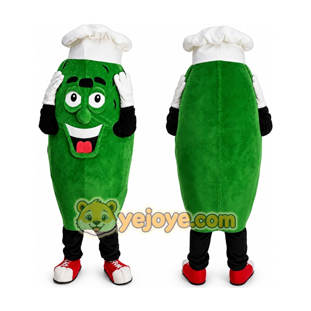 Vegetable Master Chef Mascot Costume Vegetable Master Chef Mascot Costume