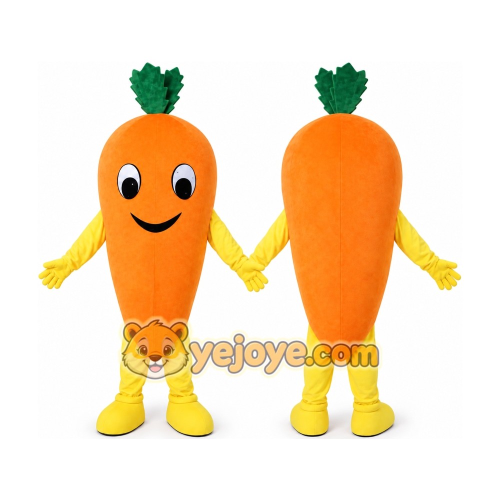 Vegetables Carrot Mascot Costume