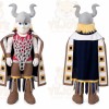 Viking Gaul Mascot Costume Warrior Fighter Knight