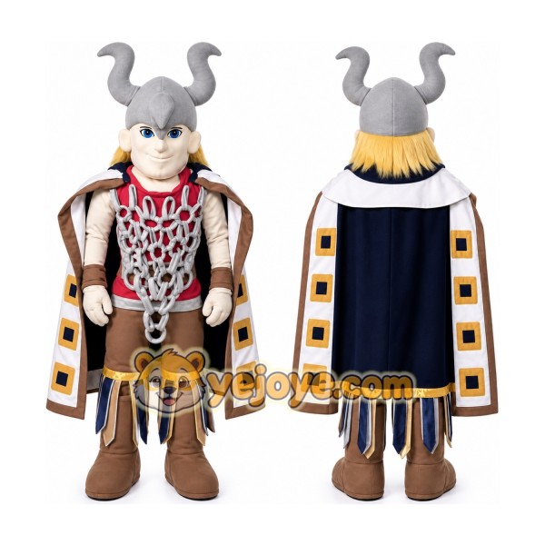 Viking Gaul Mascot Costume Warrior Fighter Knight