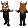 Viking Man Mascot Costume Cartoon Character