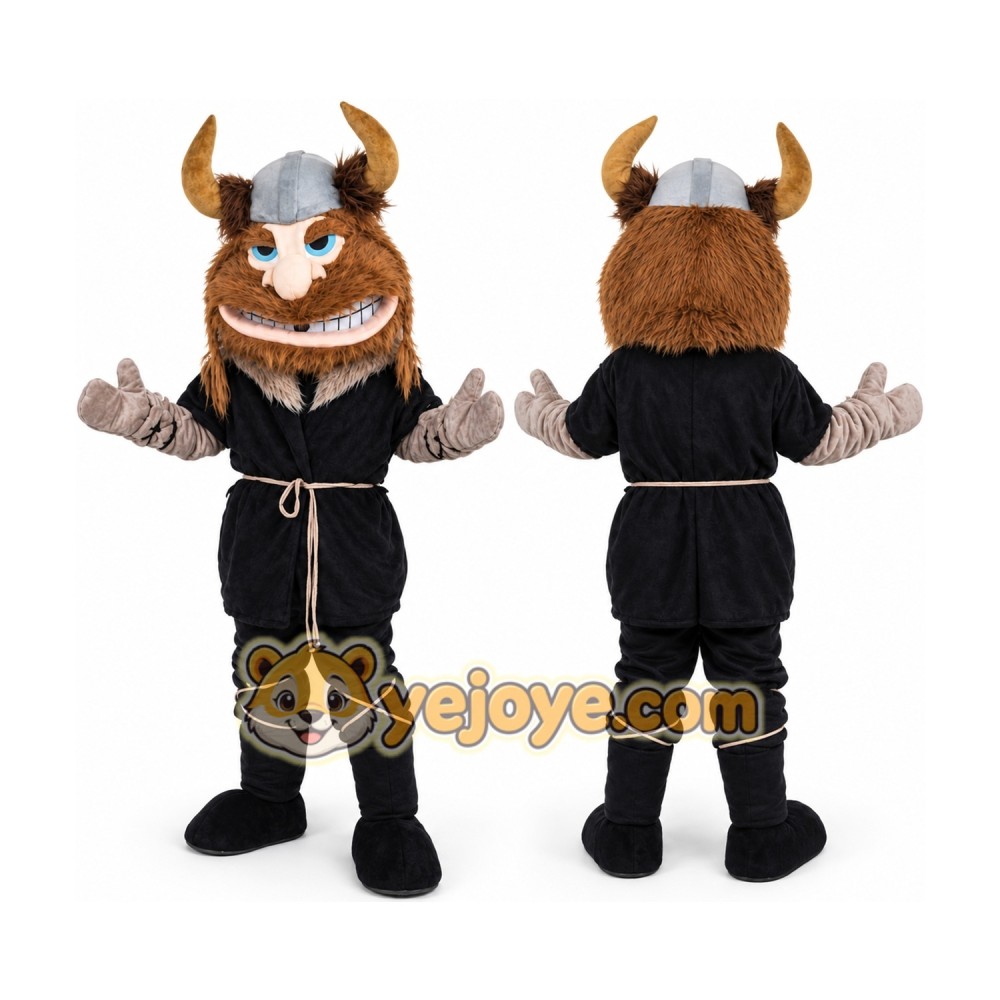 Viking Man Mascot Costume Viking Man Mascot Costume