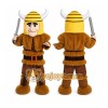Viking Warrior Knight Mascot Costume Viking Warrior Knight Mascot Costume