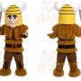 Viking Warrior Knight Mascot Costume