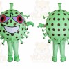 Virus Bacteria Mascot Costume Virus Outfit